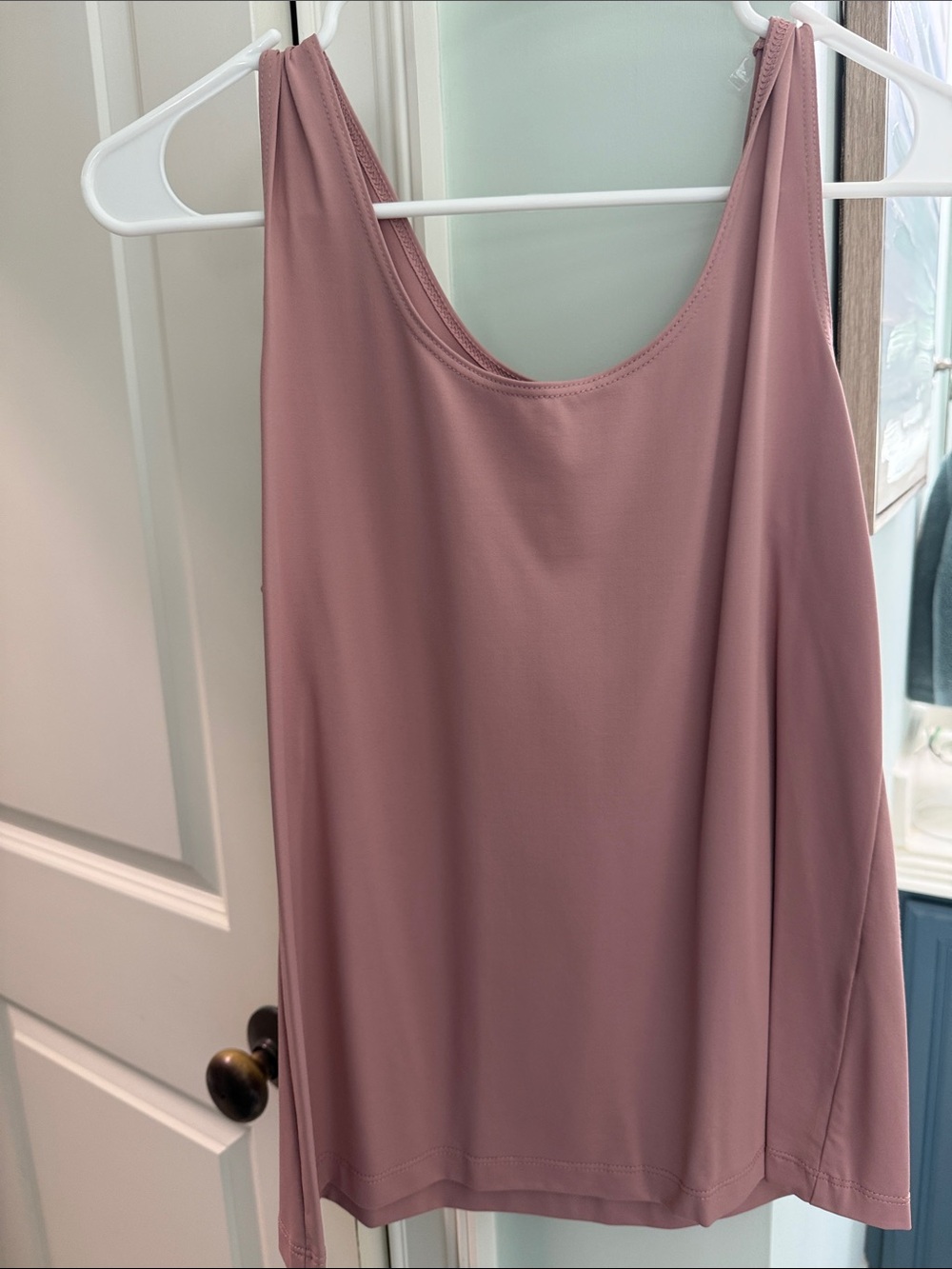 Chico's Sleeveless Tank Top in Mauve Pink